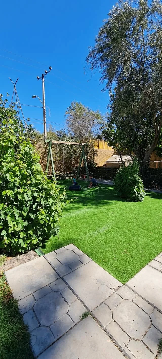 Área verde y jardín del recinto
